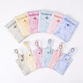 2025 Hot Sale Travel Passport Holder Luggage Tag Sets Fashion Marble Pattern PU Leather Passport Holder Cover and Luggage Tags