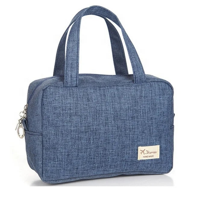 Wholesale Ladies Cosmetic Storage Bag Lightweight Brush Makeup Handbag for Girls Fashion Cosmetic Makeup Bag with Handle