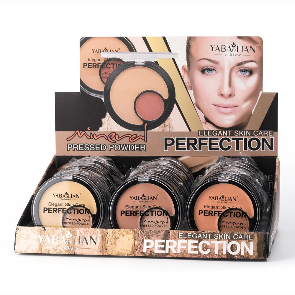 Customizable Vegan Natural Powder Cake Factory O.E.M. Palette Foundation Cream with Own Brand