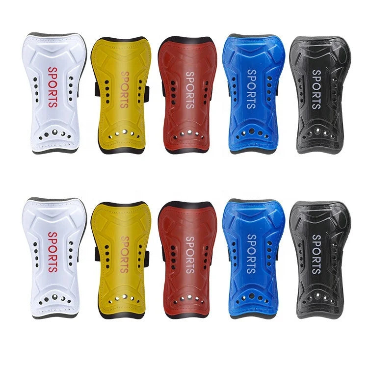 Adjustable Straps Calf Protective Gear EVA Soccer Football Shin Pads