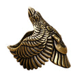 Fatingna  Vintage Thai Stainless Steel Adjustable Hip-Hop Eagle Ring for Men-Trendy Jewelry for Engagement Anniversary