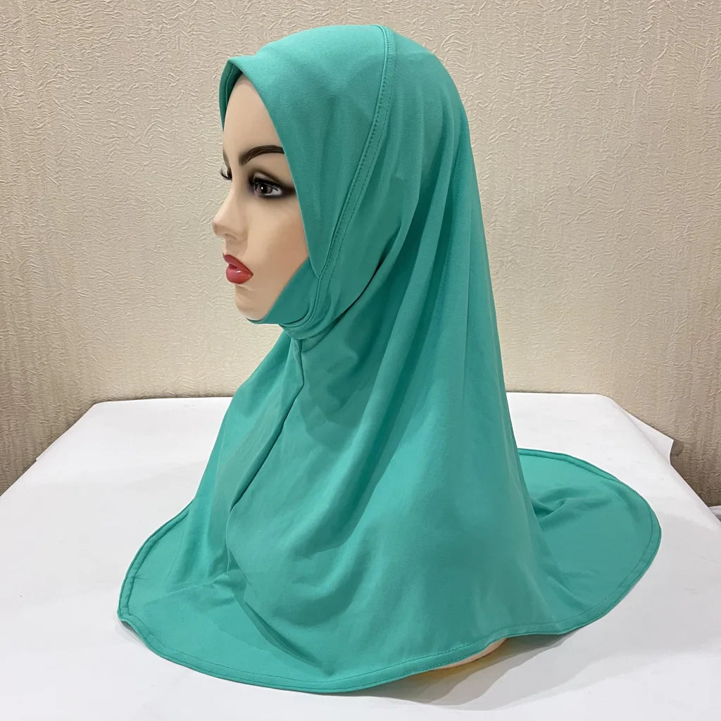Factory Wholesale Supply Good Quality 40 Colors Headscarf Ladies Headwear Muslim Instant Hijab for Women