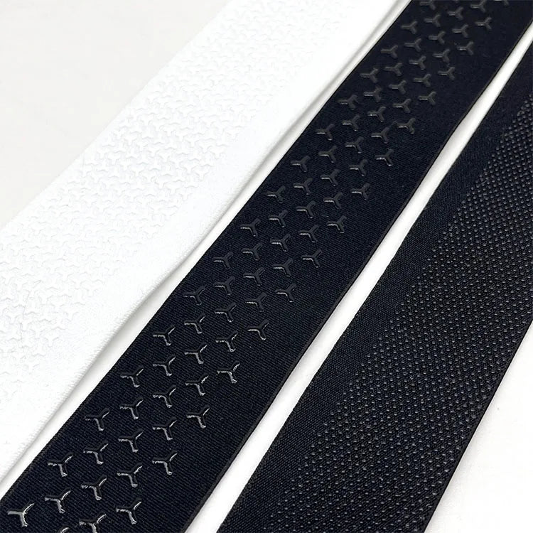 High Quality Anti-slip Gripper Backed Spandex/Polyester Elastic Bands 20mm Oeko-Tex Certified for Underwear