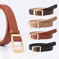 Hot Selling Student Double bar Alloy Buckle Decoration Paired with Jeans Belt Fashionable and Simple Belt