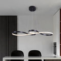 Minimalist 50W Twist Pendant Light Chandelier for Apartment Kitchen Island
