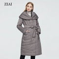 Good Quality Wholesale Long Russian Winter Coat Winter Clothes Ladies Winter Wears Belt Parka Jacket Puffy Coat Woman