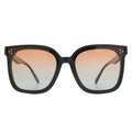 Wholesale New Arrival Women's Square Thin Frame Vintage Polarized Sunglasses OEM Customizable Own Brand Transparent White Tac