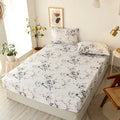 Modern Microfiber Fitted Bed Sheet Set 4pcs Eco-Friendly Polyester Filled