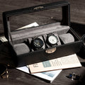 HX Modern Rectangle PU Leather Multifunction Watch Box RLX MS#10488 CN;GUA