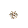 Pearl Flower DIY Accessories Handmade Hair Clip Flower Disc Drill Buckle Six Pearl Flower Heart Phone Beauty Materials