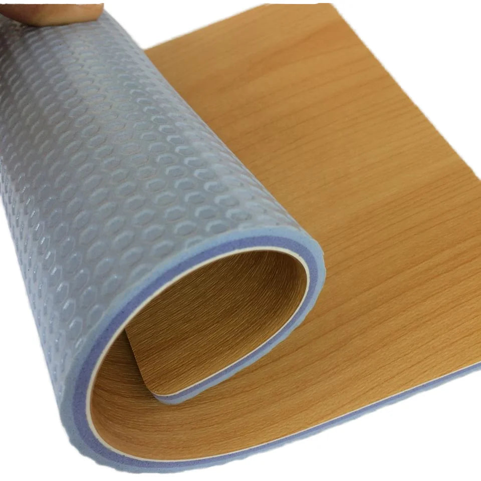 Hot Selling PVC Roll Flooring Anti-Slip Waterproof Fire-Proof Design for Home Gym and Basketball Court Easy Glue Direct Foam