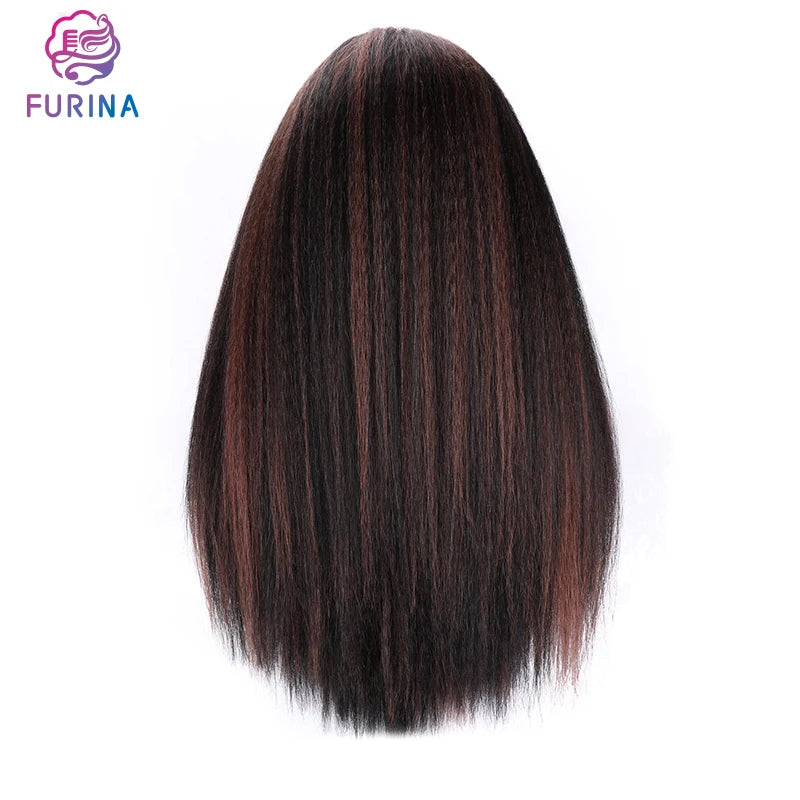 Furina Hot Sale Fashion Trend Style Synthetic Wigs Long Yaki Straight Braiding Hair for Black Women