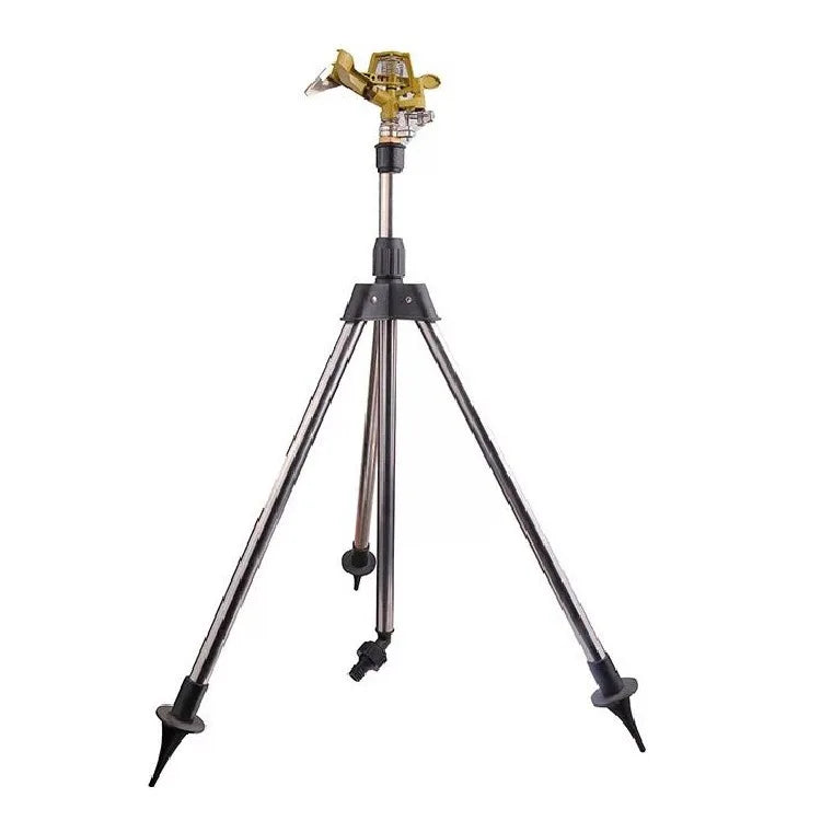 360 Rotating Lawn Garden Water Sprinklers Patio Auto Irrigation System Rotate Telescopic Tripod Water Spray Sprinkler for Lawn