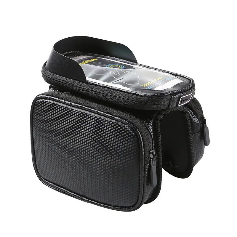 Hot Sale Front Bike Bag Sensitive Touch Screen 5L Top Tube Bicycle Bag Double Zipper Separate Storage Bag MTB Bike Accessories