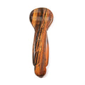 Diy Factory Supply Natural Polished Yellow Tiger Eye Ice Cream Spoons Heated Gua Sha Tools for Eye
