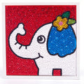 OEM/ODM Factory Wholesale 5D Elephant Children Diamond Painting With All Tools for Kids Gift Canvas Color Box Digital Printing