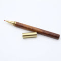Men's Ecofriendly Wood Gift Box Set 0.5mm Liquid Ink Gel Pen for Welcome Gifts on Birthday Valentine's Day Father's Day