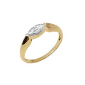 AU585 14K Gold Jewelry Solid Yellow Gold Moissanite Rings Engagement Finger Ring Fine Jewelry