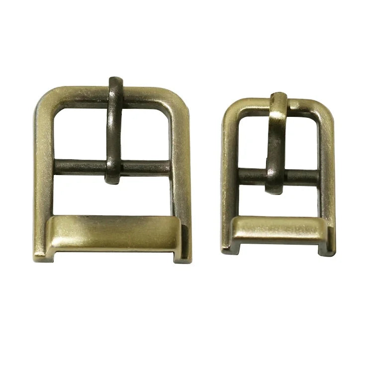 Good Quality Bags Roller Buckle Hardware Wholesale Antique Brass Belt Pin Buckles Adjuster for Leather Straps
