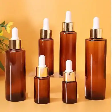Classic 15/20/30/50/80/100 ml Empty Brown Glass Essential Oil Perfume Bottle Cosmetic Bottles with Dropper