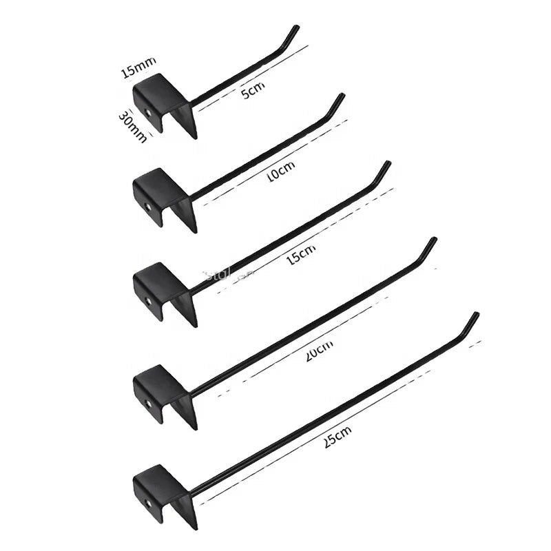 Good Quality Supermarket Shelf Accessory Metal Shelving Hooks Display for Shops Retail Hook Rack