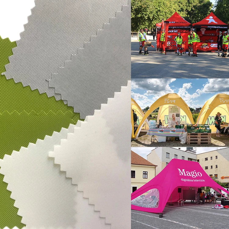 Hot Sale 100% Polyester 450D Oxford Fabric 210gsm Waterproof Fireproof Anti-UV for Outdoor Inflatable ADs Sublimation