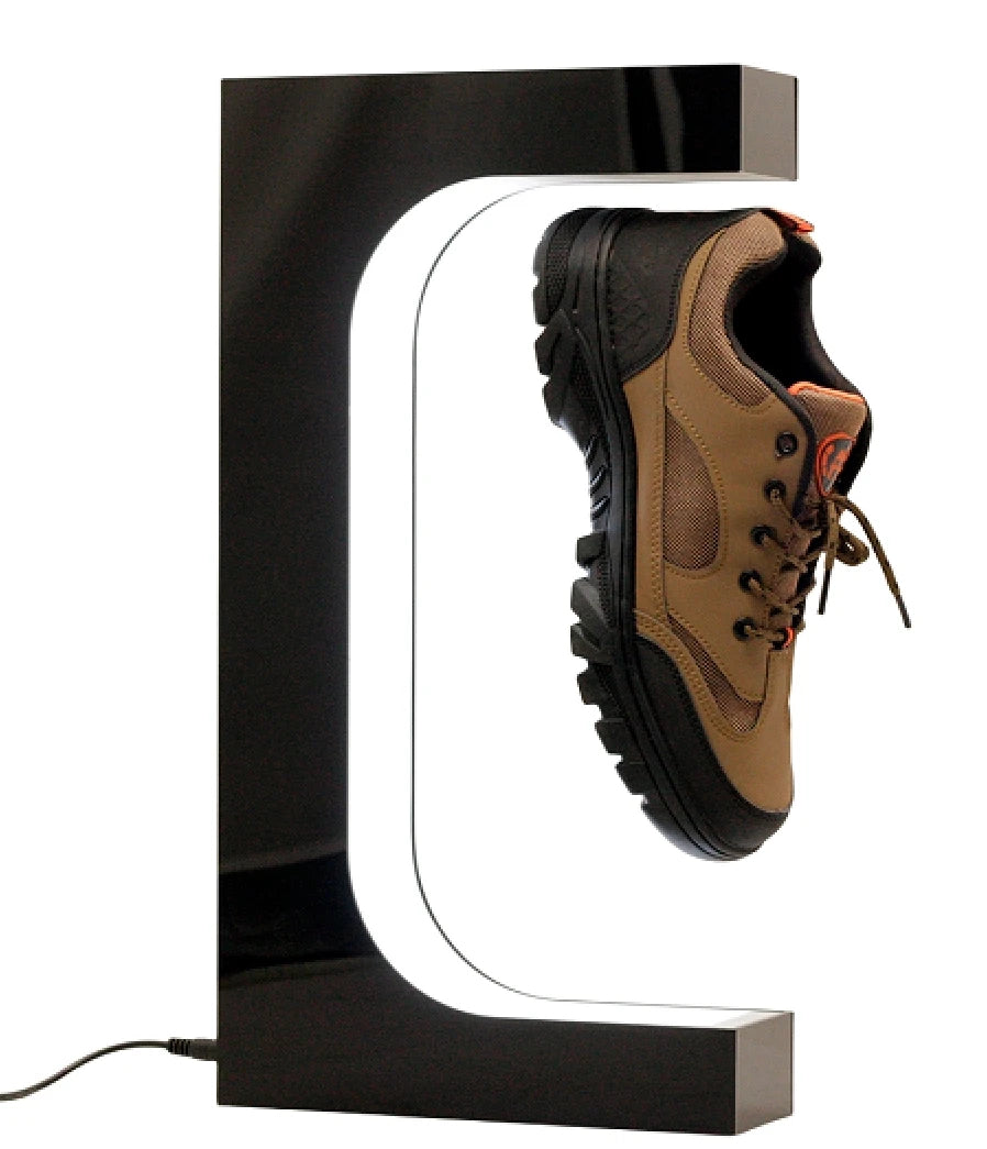 Hotsale Acrylic Magnetic Levitation Floating Shoes Display Stand for Business Shoe Store