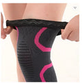 HX024 Renew Athletics Spandex & Nylon Flexible Knee Brace Olla's Knitting Sleeve Compression with Adjustable Neoprene Material