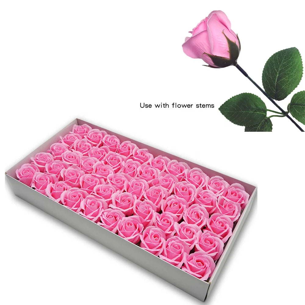 Artificial Flowers Bouquet Cheap Flowers for Home Wedding Decorative Hot Sale Soap Flower Rose