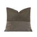 TIFFHOME  45*45cm Organic Coffee Color Cushion Covers Geometric Pattern Throw Pillow for Living Room Hotel Home Cafe