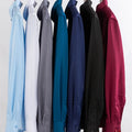 9 Colors Wholesale Long Sleeved Shirt Men's Business Casual Tooling Professional Work Elastic Men's Long Sleeve Shirt Shirts