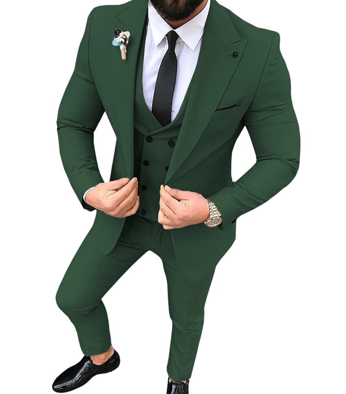 Men's Suits Collar Spot Four Seasons General Leisure Trim Hong Kong Professional Suit Wholesale Customization
