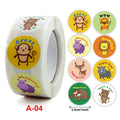 Elementary School Students Inspirational  Cute Animal Stickers Reward Stickers Children Wholesale Stickers