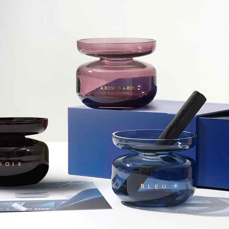 Luxury 100ml Home Fragrance Diffuser Gift Set Glass Bottle air Freshener  Set