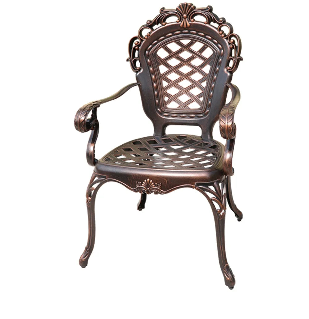 DIE CASTING ALUMINUM OUTDOOR CHAIR and Table