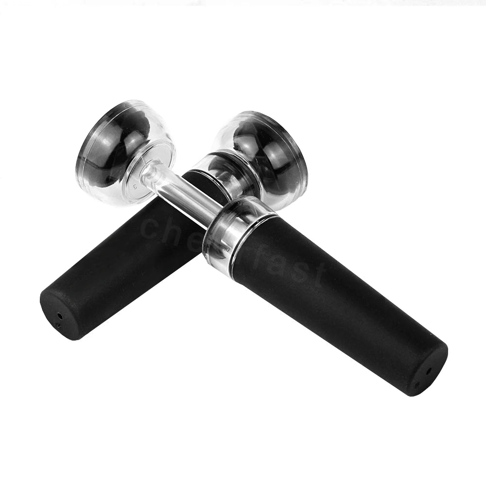 Custom Wine Bottle Stoppers and Built in Vacuum Pump Leakproof Wine Bottle Sealer Silicone Plastic ABS Vacuum Bottle Stopper