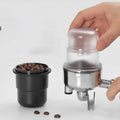 Espresso Coffee Machine 58MM Transparent Plastic Powder Receiving Storage Mugs Coffee Powder Dosing Cup
