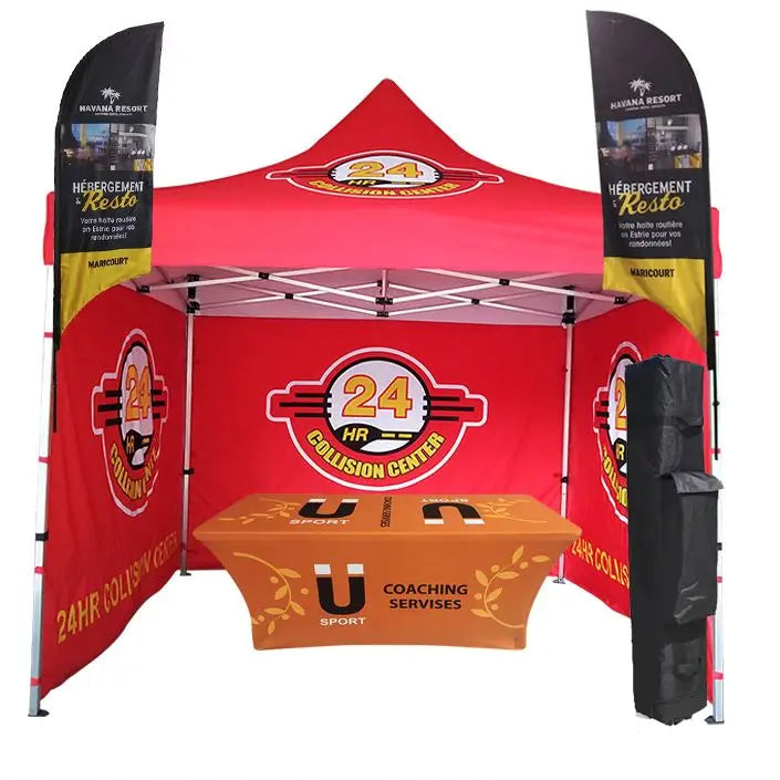 Customized Folding Beach 3X3 Meter 3X6M Custom Size 10X10 10X20Ft Canvas Tent