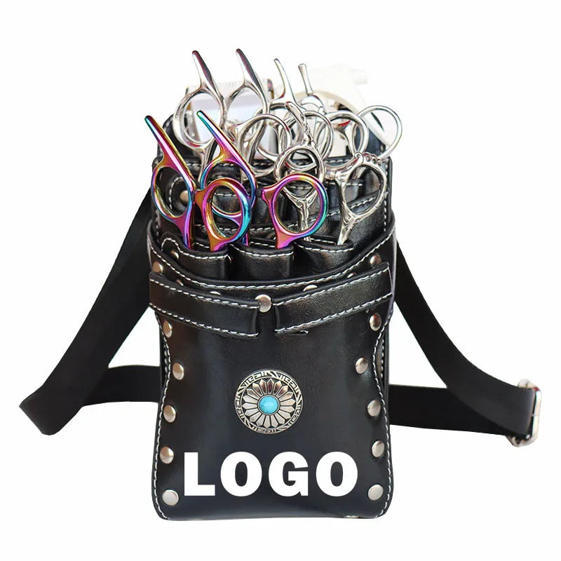 New Trend Hair Scissors Bag Hair Kit Multi-functional Hair Stylist Oblique Waist Pack
