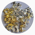 100Pcs Cute Resin Mouse Head Flat Back Mouse Ears Cabochon Scrapbooking Fit Phone Deco Parts DIY Hair Bows Center Accessories