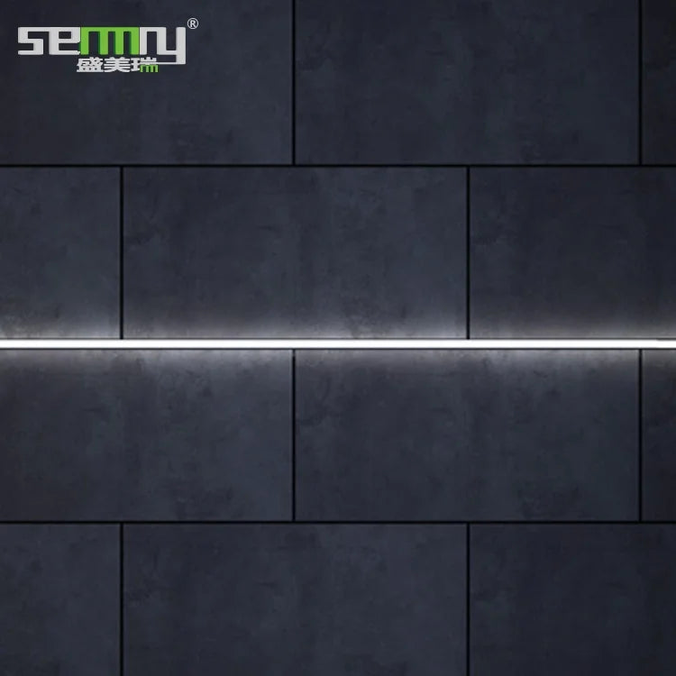 Modern Designed LED Light Aluminium Alloy Tile Cover Strips Wall Trim Decorative Aluminum Edge Profile Metal Accessories