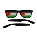 Custom Made Football Fans Cheering Palestine UAE Country Flag Color Unisex Sunglasses Fashion Sunglasses UV400