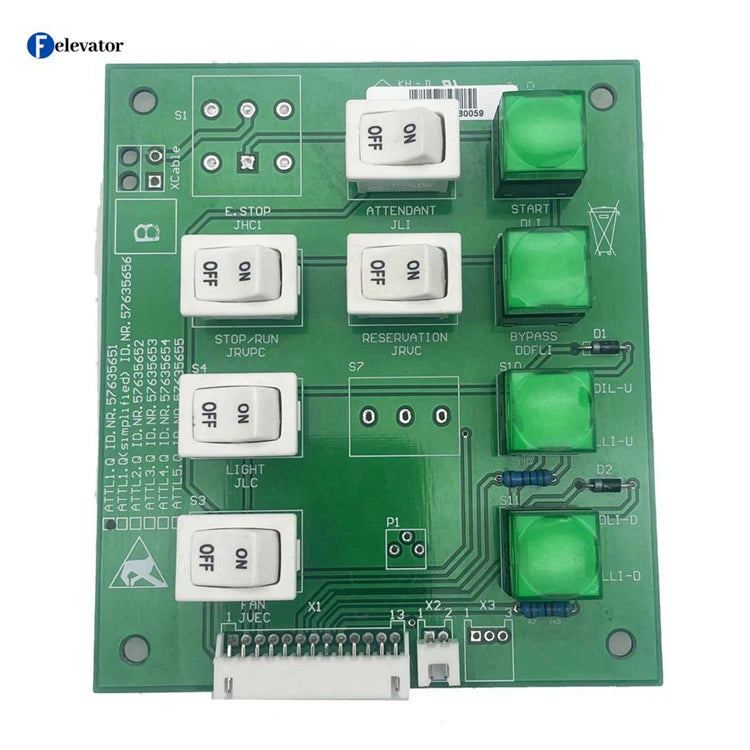5500 3600 Elevator Parts Car Control Box 57635651 57614096 Button Board for Hotels and Apartments