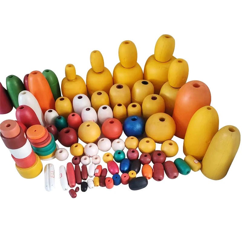 Cheap Price Customize Size Plastic PVC Buoy Round Colored Fishing Net Float