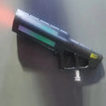 AA Battery Powered Hand-held CO2 Spray Gun with Colorful LED Smoke Effect for Graduation New Year DJ Disco Stage Parties