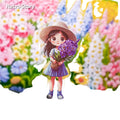 Hibiscus Collection Fairytale and Nature Handbook Decorative Material Stickers 20 Stickers Per Pack