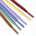 Mantianxing Casual Shoe Laces 5mm Width 50-160cm Length 18 Colors Plaid Pattern Polyester Rope Sold in Pair