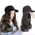Unionpromo Fashion New Cap with Wig Hot Sales Baseball Cap with Wig for Girls