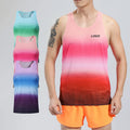 Breathable Sublimation Marathon Running Vest Quick Dry Custom Running Clothing tank Tops Singlet