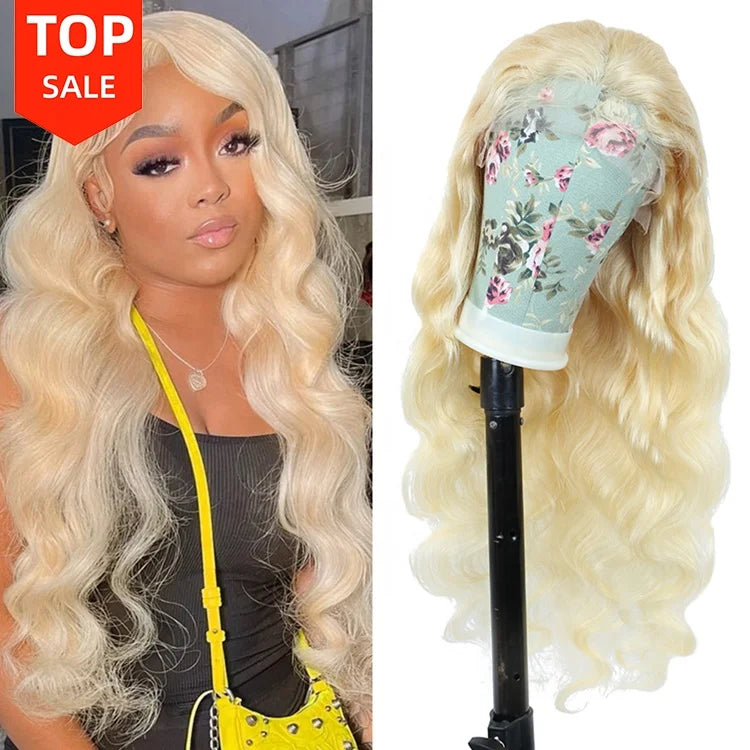 Cheap Full Lace Human Hair Wigs Bone Straight Vietnam Human Hair 360 Full Lace Wigs Frontal Closure 613 HD Full Lace Body Wig